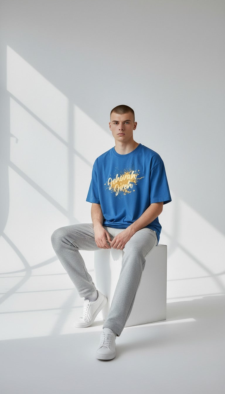 "Jehovah Jireh" Blue  T-Shirt