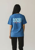 "Saved by Grace" Blue T-Shirt